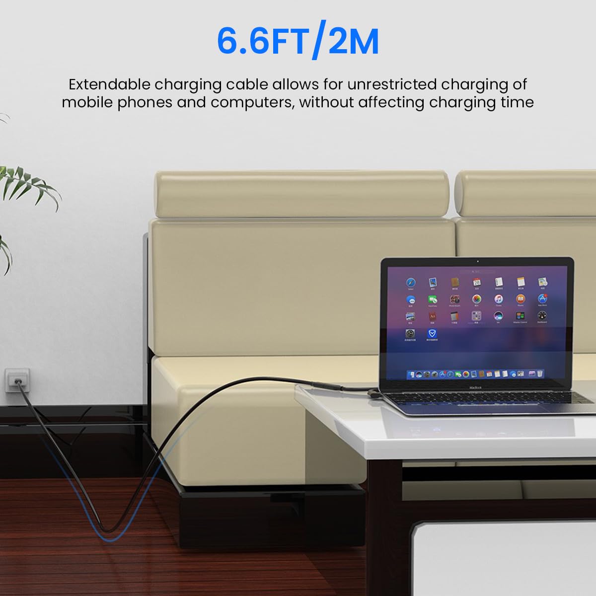 Verilux Type C Extension Cable (Gen 2/10Gbps), USB 3.2 Type C Male to Female Extension Cable 4K Video 6.6ft/2M, 100W Fast Charging Male to Female for MacBook Pro/Air, iPad Pro Dell XPS Surface Book Verilux Type C Extension Cable (Gen 2/10Gbps), USB 3.2 Type C Male to Female Extension Cable 4K Video 6.6ft/2M, 100W Fast Charging Male to Female for MacBook Pro/Air, iPad Pro Dell XPS Surface Book